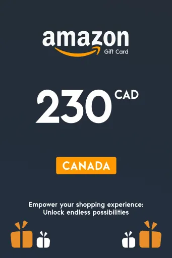 Amazon 230 CAD Gift Card (Canada) - Digital Key