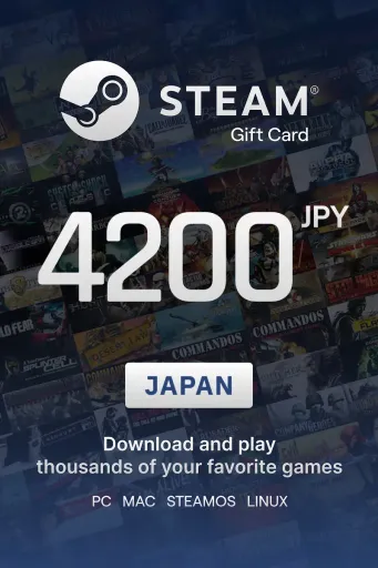 Steam Wallet 4200 JPY Gift Card (Japan) - Digital Key