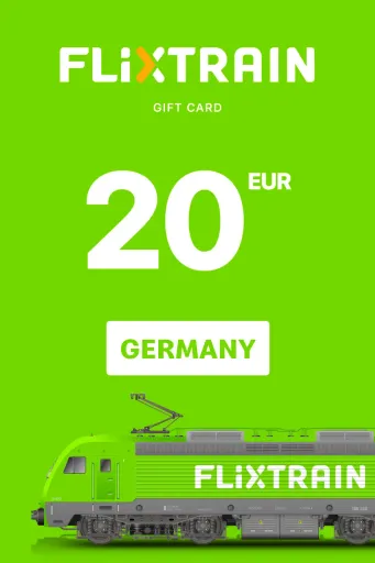 FlixTrain 20 EUR Gift Card (Germany) - Digital Key