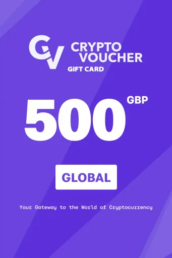 Crypto Voucher 500 GBP Gift Card (Global) - Digital Key