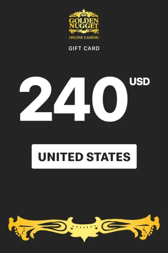 Golden Nugget Casino 240 USD Gift Card (United States) - Digital Key