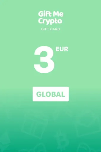 Product Image - Gift Me Crypto 3 EUR Gift Card (Global) - Digital Key