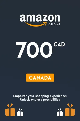 Amazon 700 CAD Gift Card (Canada) - Digital Key
