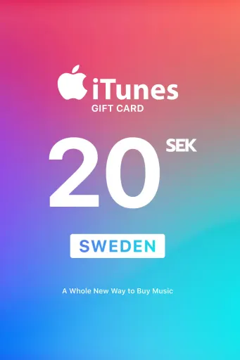Apple iTunes 20 SEK Gift Card (Sweden) - Digital Key