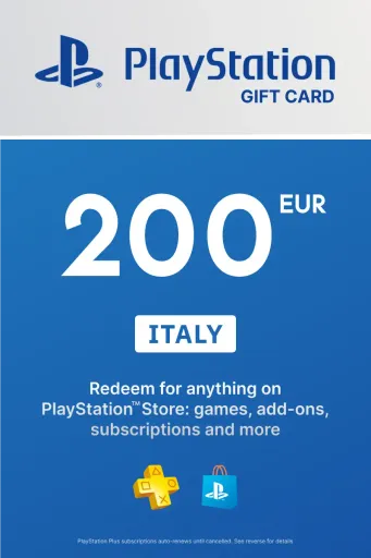 PlayStation Store 200 EUR Gift Card (Italy) - Digital Key