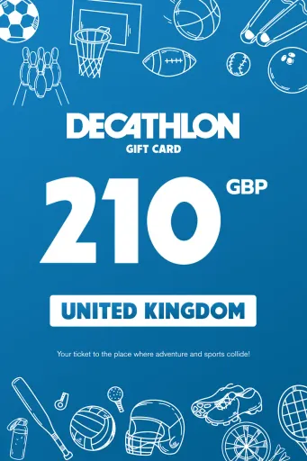 Decathlon 210 GBP Gift Card (United Kingdom) - Digital Key