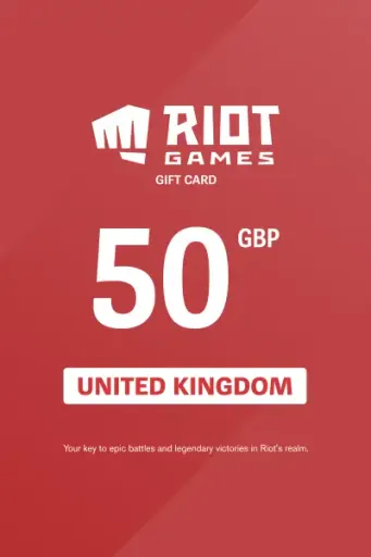 Riot Access 50 GBP Gift Card (United Kingdom) - Digital Key