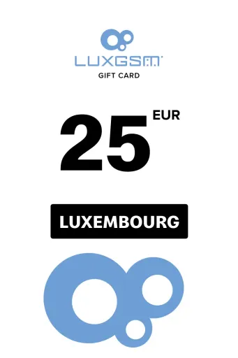 Lux GSM 25 EUR Gift Card (Luxembourg) - Digital Key