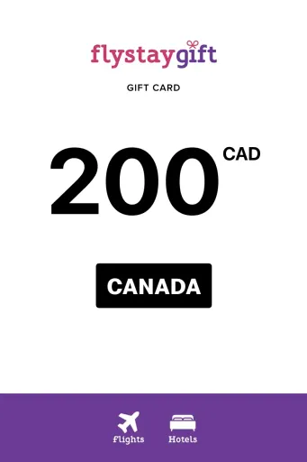 Flystay Gift 200 CAD Gift Card (Canada) - Digital Key