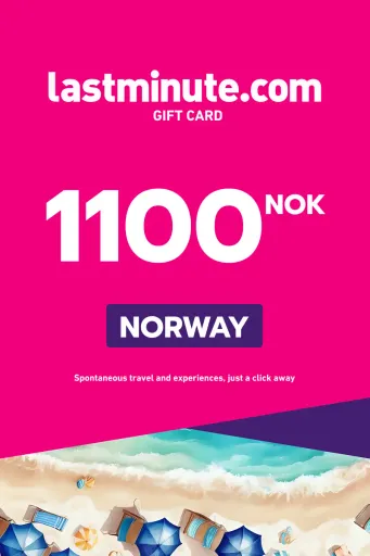 lastminute.com 1100 NOK Gift Card (Norway) - Digital Key