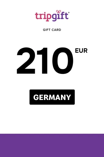 TripGift 210 EUR Gift Card (Germany) - Digital Key