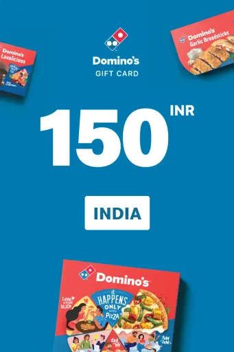 Dominos Pizza 150 INR Gift Card (India) - Digital Key