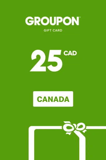 Groupon 25 CAD Gift Card (Canada) - Digital Key