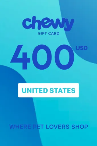Chewy 400 USD Gift Card (United States) - Digital Key