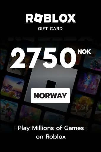Roblox 2750 NOK Gift Card (Norway) - Digital Key