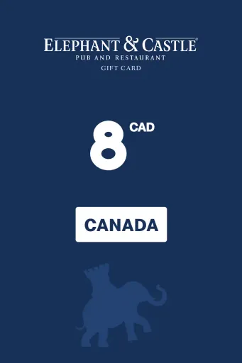Elephant & Castle 8 CAD Gift Card (Canada) - Digital Key