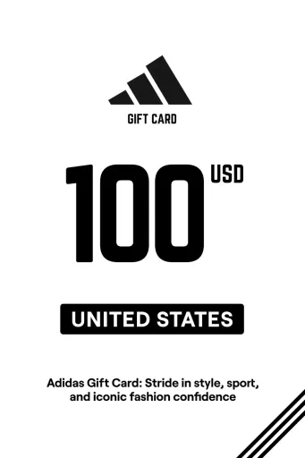 Adidas 100 USD Gift Card (United States) - Digital Key