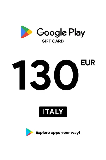 Google Play 130 EUR Gift Card (Italy) - Digital Key