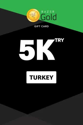 Razer Gold 5000 TRY Gift Card (Turkey) - Digital Key
