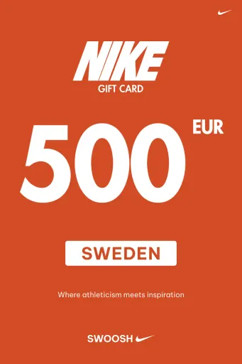 Nike 500 EUR Gift Card (Sweden) - Digital Key