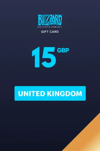 Product Image - Blizzard 15 GBP Gift Card (United Kingdom) - Digital Key