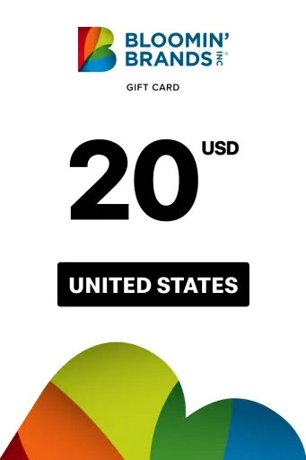 Bloomin' Brands 20 USD Gift Card (United States) - Digital Key