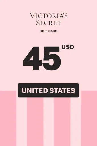 Product Image - Victoria's Secret Pink 45 USD Gift Card (United States) - Digital Key