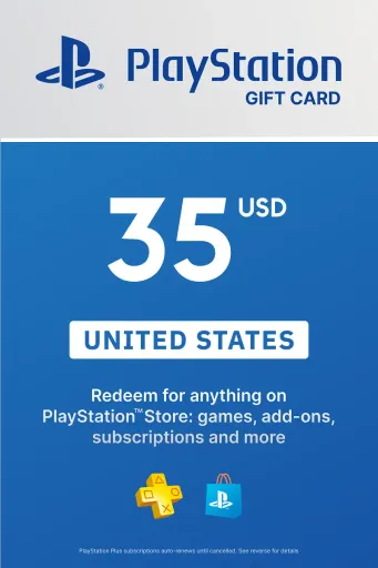 PlayStation Store 35 USD Gift Card (United States) - Digital Key