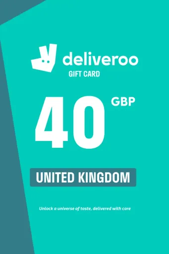 Deliveroo 40 GBP Gift Card (United Kingdom) - Digital Key