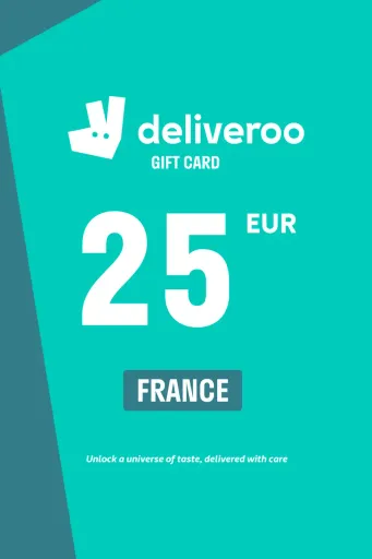 Deliveroo 25 EUR Gift Card (France) - Digital Key