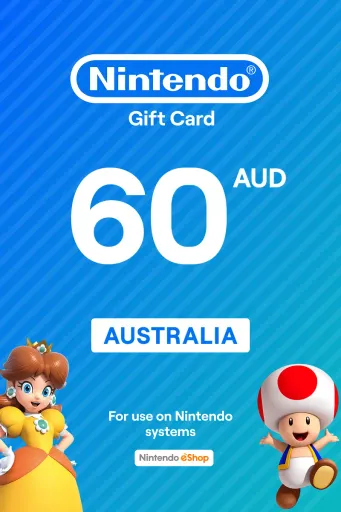Nintendo eShop 60 AUD Gift Card (Australia) - Digital Key
