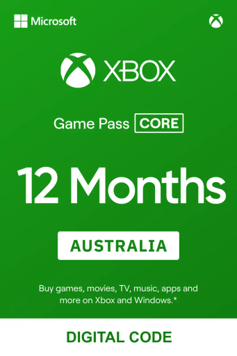 Xbox Game Pass Core 12 Months (Australia) - Xbox Live - Digital Key