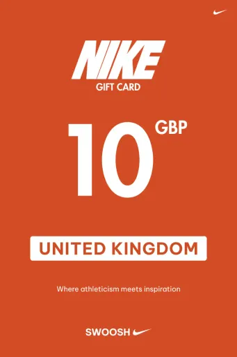 Nike 10 GBP Gift Card (United Kingdom) - Digital Key