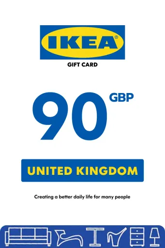 IKEA 90 GBP Gift Card (United Kingdom) - Digital Key