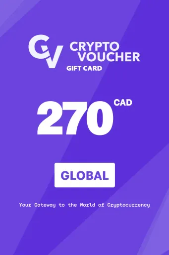 Crypto Voucher 270 CAD Gift Card (Global) - Digital Key