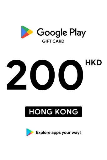 Google Play 200 HKD Gift Card (Hong Kong) - Digital Key
