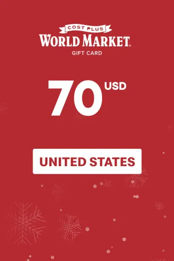 Cost Plus World Market 70 USD Gift Card (United States) - Digital Key