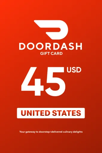 Product Image - DoorDash 45 USD Gift Card (United States) - Digital Key