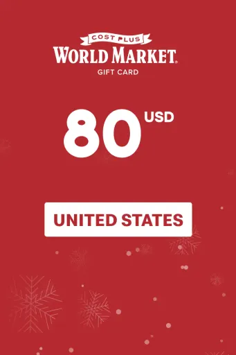 Cost Plus World Market 80 USD Gift Card (United States) - Digital Key