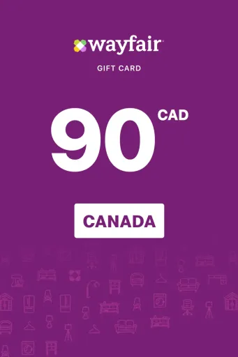 Wayfair 90 CAD Gift Card (Canada) - Digital Key