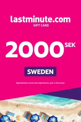 lastminute.com 2000 SEK Gift Card (Sweden) - Digital Key