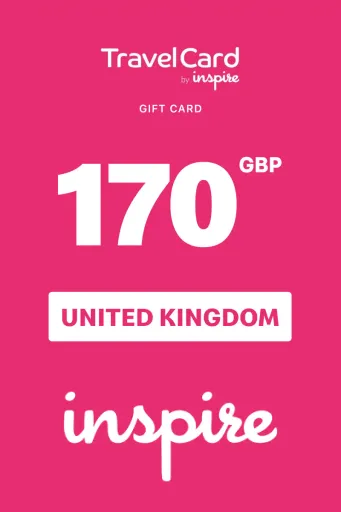 TravelCard by Inspire 170 GBP Gift Card (United Kingdom) - Digital Key
