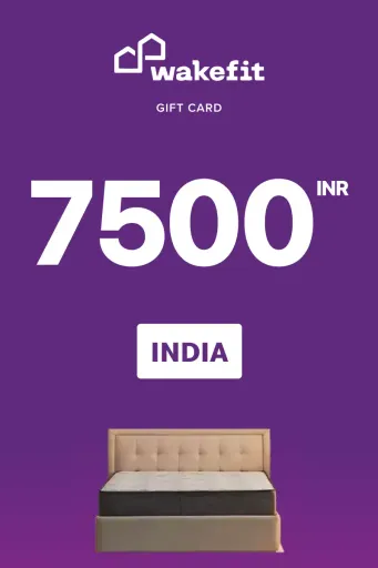 Product Image - Wakefit 7500 INR Gift Card (India) - Digital Key