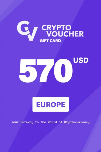 Crypto Voucher (DOGE) 570 USD Gift Card (Europe) - Digital Key