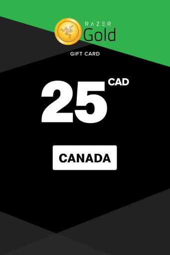 Razer Gold 25 CAD Gift Card (Canada) - Digital Key