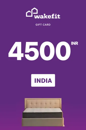 Product Image - Wakefit 4500 INR Gift Card (India) - Digital Key