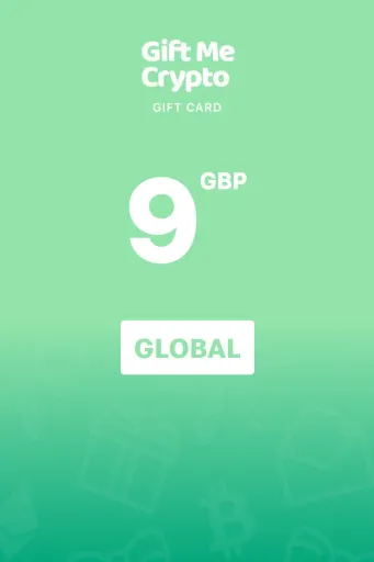 Gift Me Crypto 9 GBP Gift Card (Global) - Digital Key