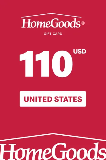 Homegoods 110 USD Gift Card (United States) - Digital Key