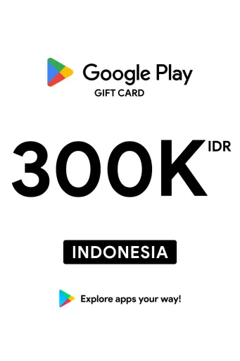 Google Play 300000 IDR Gift Card (Indonesia) - Digital Key