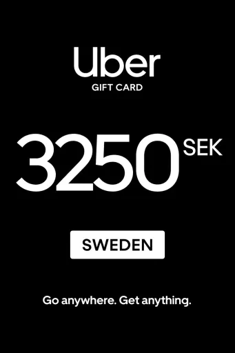Uber 3250 SEK Gift Card (Sweden) - Digital Key